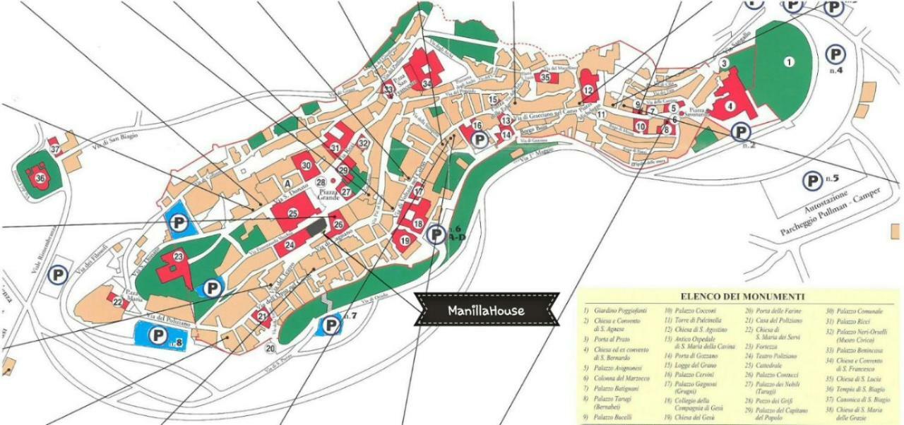 Hotel Manillahouse Montepulciano Stazione Exterior foto